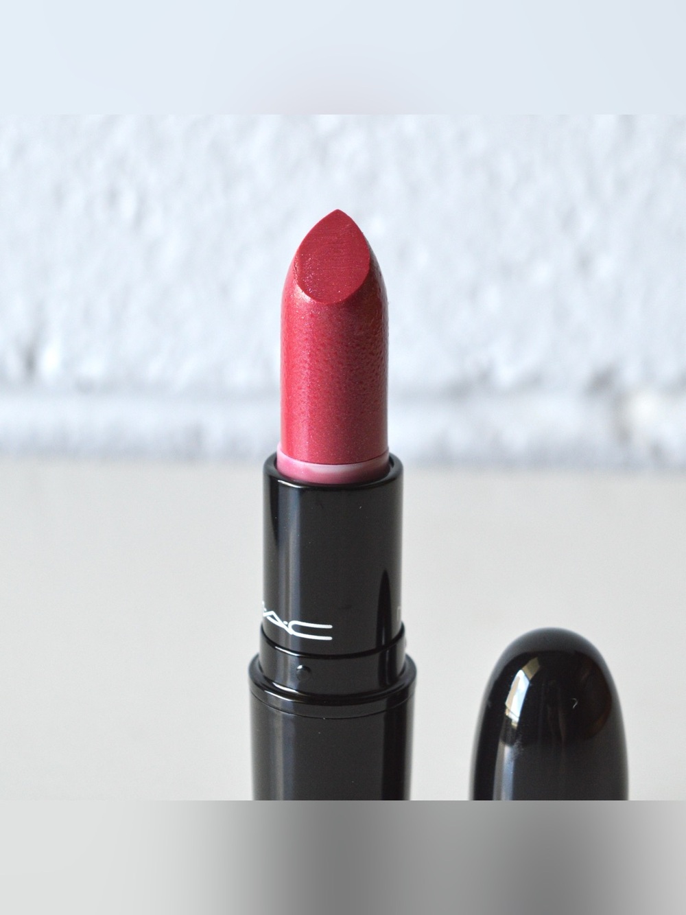 MAC Cosmetics Lipstick *LICKABLE* Discontinued Blue Pink Like New